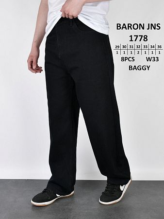 Джинсы God Baron 1778 black - делук