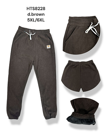 Штаны 8228 chocolate - делук