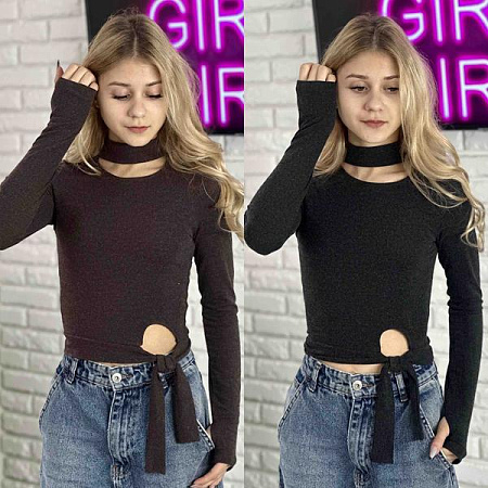 Топ Karolina KR356 brown - делук