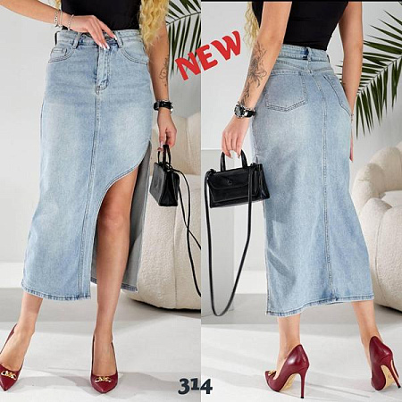 Юбка Liana Denim 314 l.blue - делук