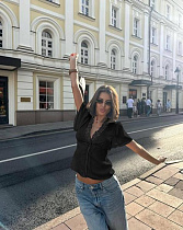 Блузка Akulova 373 black - делук