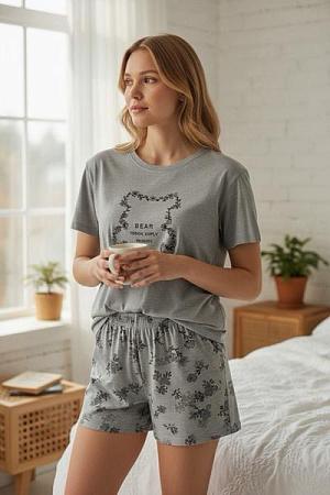 Пижама Trikotag T536 grey - делук