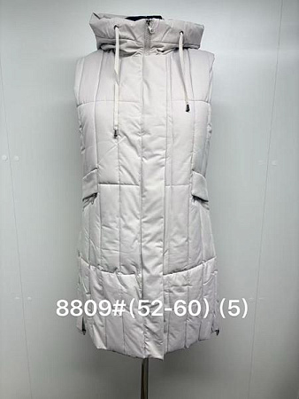 Жилетка Jacket M8809 beige - делук