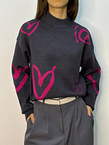 Свитер Kosta 0902 black - делук