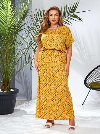 Платье Bat BT221 yellow - делук