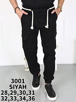 Джоггеры God Baron 3001 black - делук