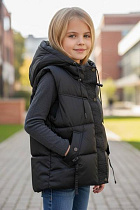 Жилетка Delfinka 56931 black - делук