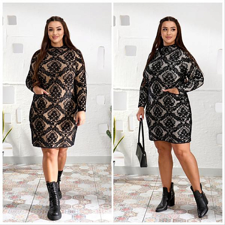 Платье Lola LL387 beige - делук