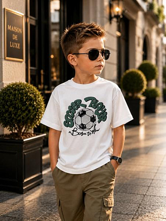 Футболка Major Kids 3708 white - делук