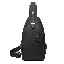 Бананка Fashion Bag 1616-1 black - делук
