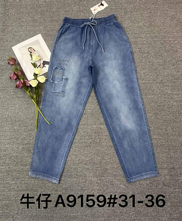 Джинсы Immei A9159 l.blue - делук