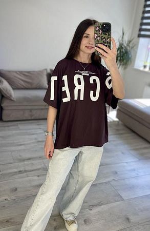 Футболка S.Style 55-2 brown - делук