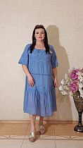 Платье Biblos 1716 blue - делук