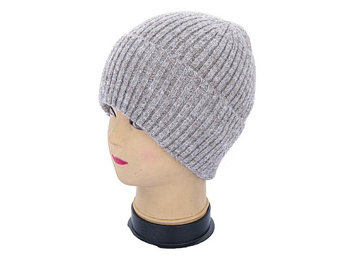 Шапка Angelica ALPACA 001-3 grey - делук