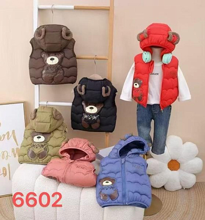 Жилетка Farbique 6602 black - делук