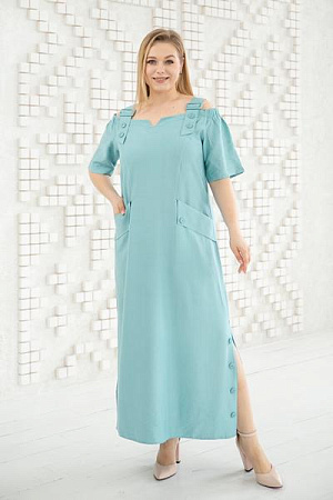 Платье Romeo Life RL1002 l.blue - делук