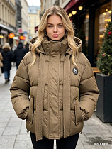 Куртка Jacket B0523 brown - делук