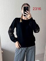 Свитер Fsn 2316 black - делук
