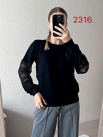 Свитер Fsn 2316 black - делук