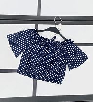 Топ Kosmy 578-1 navy-white - делук