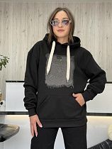 Худи Jjf 50153 black - делук