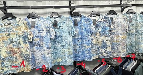 Футболка Vip Stendo 08566-2 l.blue - делук
