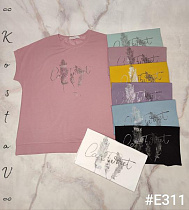 Футболка Kosta E311 mix - делук