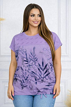 Футболка Elena&Vika 26012 lilac - делук