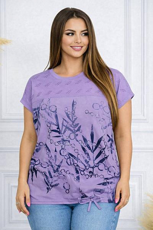 Футболка Elena&Vika 26012 lilac - делук