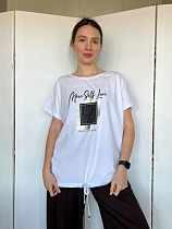 Футболка Fsn 2831 white - делук
