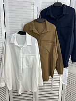 Рубашка Style Nadezhda 9209 navy - делук