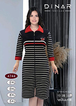 Халат Romeo Life 4744 black - делук