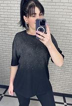 Футболка Levisha 25106 black Футболка Levisha 25106 black - делук