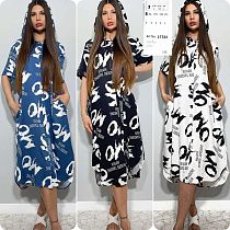 Платье Loyard L738 blue - делук