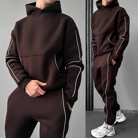 Костюм Спорт Seven Zikina 1353 brown - делук