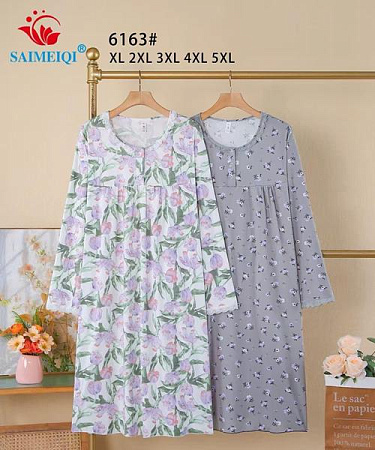 Ночнушка Estima 6163 grey - делук