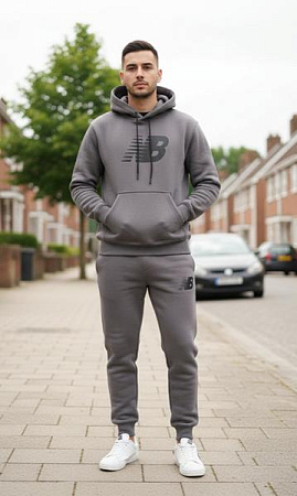 Костюм Спорт Delviago DL585 grey - делук