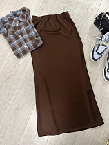 Юбка Adam&Eva 279 brown - делук