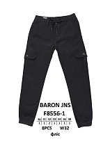 Джинсы God Baron F8556-1 black - делук
