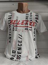 Футболка Panda 1805 white - делук