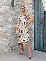 Платье Deliv 557 beige - делук