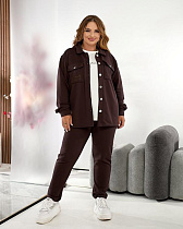 Костюм Спорт Oska 4061 brown - делук