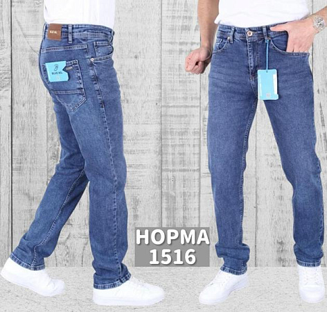 Джинсы God Baron 1516 l.blue - делук