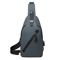 Бананка Fashion Bag 1616-2 grey - делук