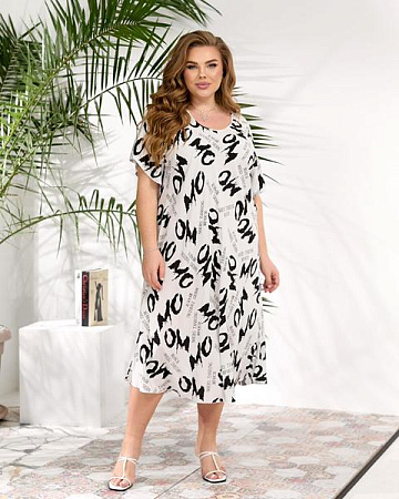 Платье Jjf 888 white - делук