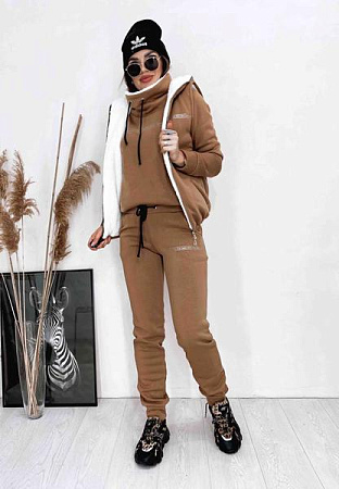 Костюм Спорт Modnulya 229 beige - делук