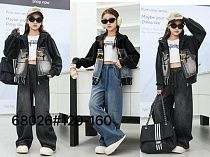 Костюм Спорт Delfinka 69026 black - делук