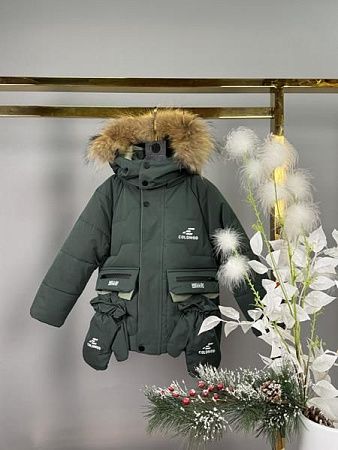 Куртка Delfinka B510 khaki - делук