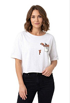 Футболка Fsn 7179 white - делук