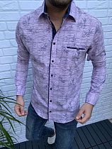 Рубашка Nik 32920 lilac - делук